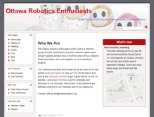 Tablet Screenshot of ottawarobotics.org